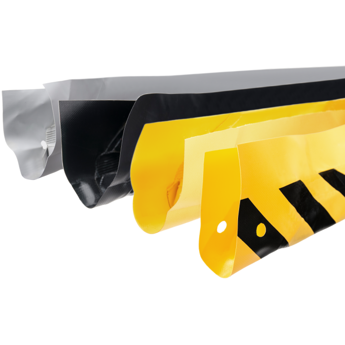 MU21-MON 2 or 4-Wire Sensing Edge for Sectional and Bi-Fold Doors (monitored) (Black, Gray or Yellow)