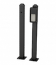 A16000773 30" Mini Post for Road Surface Mounting OVS Series, Black