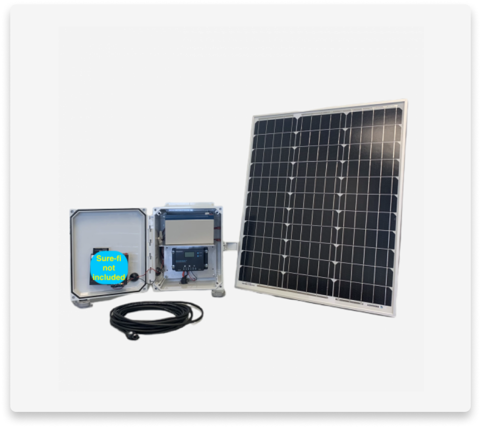 SFK-ENCL-SOLAR-50 - Powered Enclosure Solar 50W