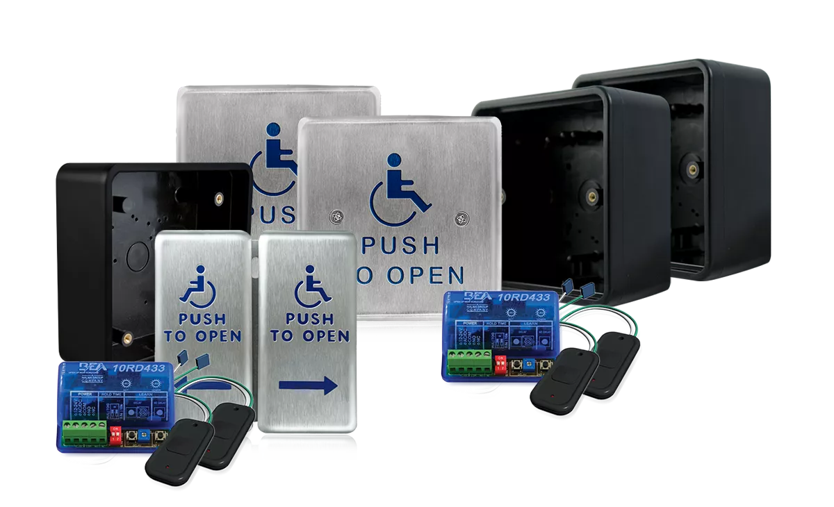 VESTIBULE PACKAGE 433 - Vestibule PKG 433 mhz 2 of 10PBS1 + 10PBDGP1 +trx/rx