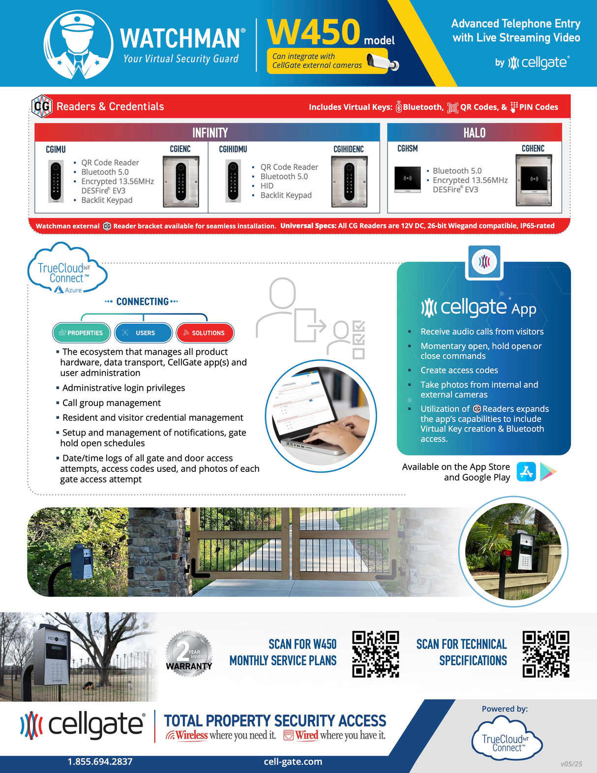 AA1WPE-ATT Watchman W450 Cellular LTE AT&T