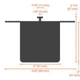 MC271-MON Monitored Sensing Edge for Rolling Steel Door Applications (Black, Gray or Yellow)