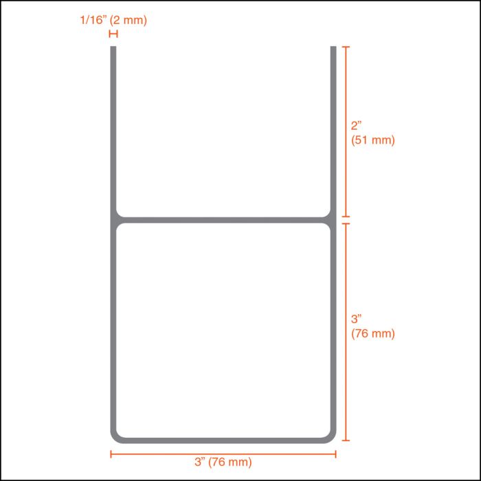 MU33-AW Air-Wave Non-Monitored Sensing Edge for Sectional and Bi-Fold Doors (Black, Gray or Yellow)
